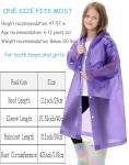 Kids Waterproof Raincoats - 2 Pack Ponchos