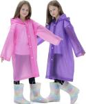 Kids Waterproof Raincoats - 2 Pack Ponchos