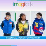 Pikachu Zip-Up Puffer Jacket for Big Boys