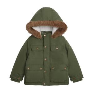 Carter's Kids' Hooded Green Winter Parka Jacket