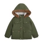 Carter's Kids' Hooded Green Winter Parka Jacket