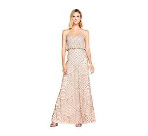 Adrianna Papell Art Deco Beaded Blouson Gown