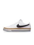 Nike Women's Court Legacy Sneakers in White/Black