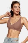 OEAK Women’s Wireless Deep V Bra – Comfort and Support