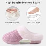 Evshine Women's Comfy Chenille Knit Slippers