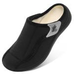 LeIsfIt Adjustable Mens Slippers for Swollen Feet