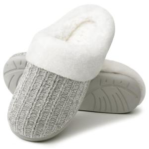 Comfy Knit Memory Foam Slippers for Women