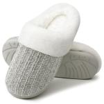Comfy Knit Memory Foam Slippers for Women