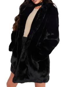 Cozy Faux Fur Furry Jacket for Women