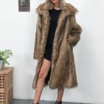 ZHOUYF Women's Faux Fur Winter Cardigan Jacket