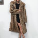 ZHOUYF Women's Faux Fur Winter Cardigan Jacket