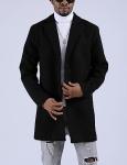 Men's Wool Blend Pea Coat - Warm Winter Overcoat