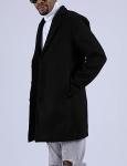 Men's Wool Blend Pea Coat - Warm Winter Overcoat