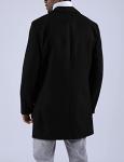 Men's Wool Blend Pea Coat - Warm Winter Overcoat