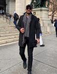 Men's Wool Blend Pea Coat - Warm Winter Overcoat