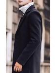 Men's Wool Blend Pea Coat - Warm Winter Overcoat