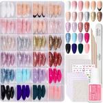 Beetles 720-Piece Press-On Nail Kit - 24 Colors