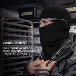 Thermal Black Fleece Winter Face Mask Balaclava