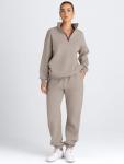 Women's 2-Piece Lounge Set with Zip Pullover