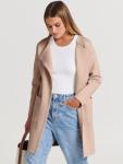 Lightweight Khaki Open Front Cardigan for Women