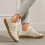 CUSHIONAIRE Belinda Women’s Lace-Up Casual Sneakers