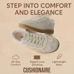 CUSHIONAIRE Belinda Women’s Lace-Up Casual Sneakers