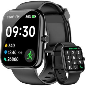 Versatile Smart Watch with Fitness Tracker & Alexa