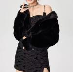 Women's Short Mink Fur Cropped Jacket