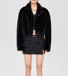 Women's Short Mink Fur Cropped Jacket