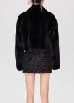 Women's Short Mink Fur Cropped Jacket