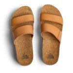 Reef Women's Cushion Vista Hi Sandals - Natural