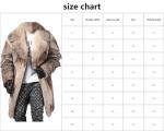 Men's Winter Long Coat with Coyote Fur Lapel