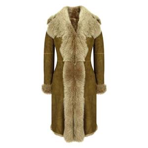 Women’s Toscana Shearling Leather 3/4 Coat