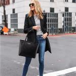 Montana West Large Leather Tote Bag for Women