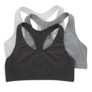 Hanes Women's 3-Pack Racerback Sports Bras