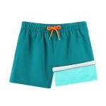 BRISIRA Boys Quick-Dry Swim Trunks with Liner