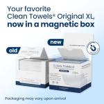 Clean Skin Club XL Biobased Face Towels - 50 Ct