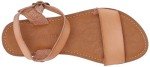 Women’s Two Strap Buckle Sandal in Natural