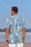 Men's Linen Short Sleeve Casual Beach Shirt
