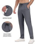 3 Pack Men's Workout Joggers with Zipper Pockets