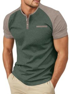 Sailwind Men's Casual Slim Fit Henley T-Shirt