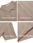 Men's Casual Short Sleeve Polo Shirt - Khaki