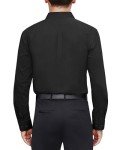 J.VER Men's Black Long Sleeve Dress Shirt XL