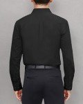 J.VER Men's Black Long Sleeve Dress Shirt XL
