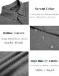 Men's Short Sleeve Casual Button Down Shirt