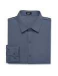 Men's Muscle Fit Denim Blue Dress Shirt