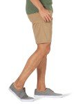 Lee Men's Khaki Flat Front Shorts, Size 34