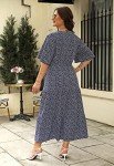 Plus Size Floral Maxi Dress for Weddings