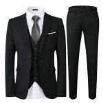 Stylish Men's 3-Piece Slim Fit Suit Set