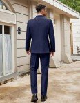 Men's Classic Fit Dark Blue Suit Set